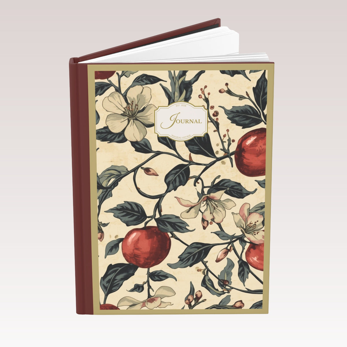 Front cover of a decorative journal.