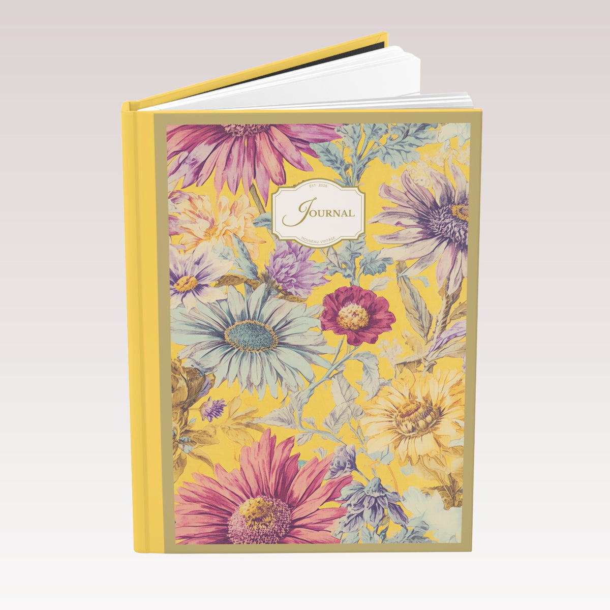 Front cover of a decorative journal.